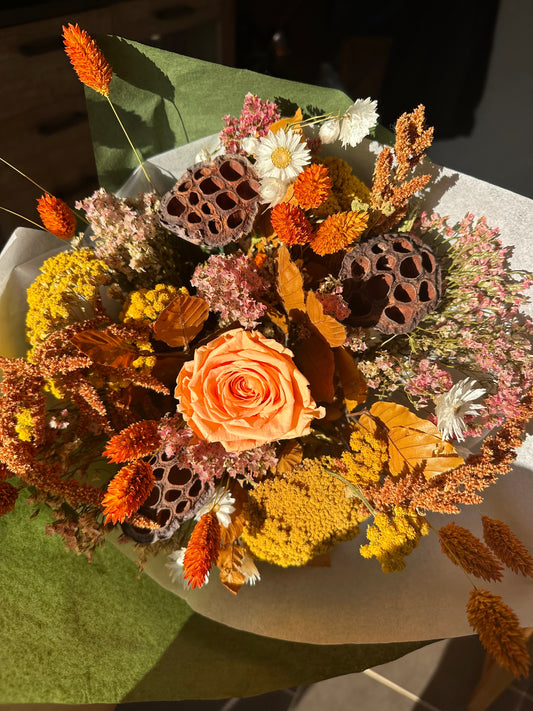 • Bouquet pêche et jaune