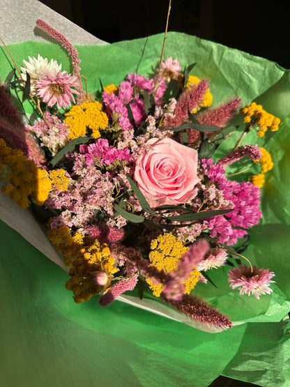 • Bouquet rose et jaune